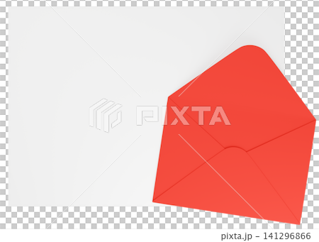3D illustration_letter set_red 3D illustration_letter set_red 141296866