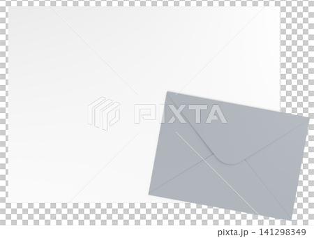 3Dイラスト_レターセット_グレー 3Dイラスト_レターセット_グレー 141298349