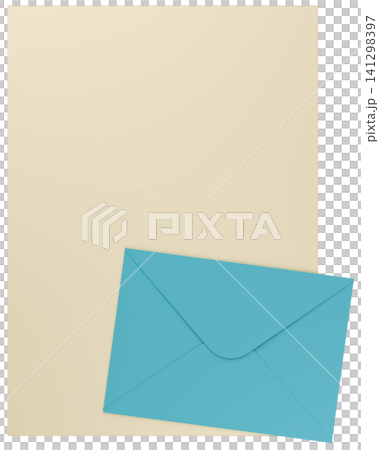 3Dイラスト_レターセット 141298397
