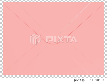 3Dイラスト_封筒_ピンク 3Dイラスト_封筒_ピンク 141298404