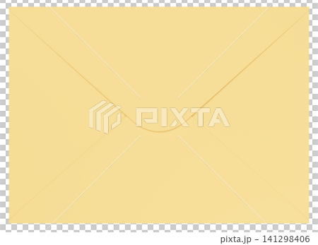 3Dイラスト_封筒_黄色 3Dイラスト_封筒_黄色 141298406