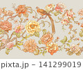 chinoiserie pattern with birds 141299019