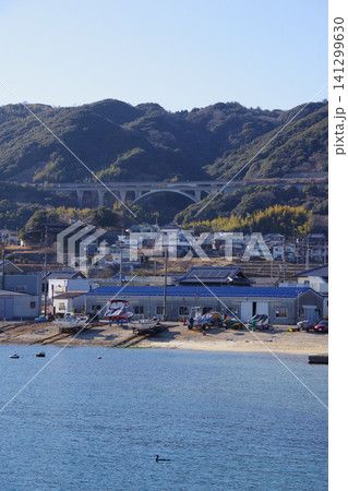 兵庫県淡路市　大磯港周辺の風景 141299630