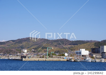 兵庫県洲本市　都志漁港周辺の風景 141299642