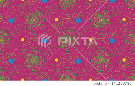 African Print fabric seamless background, Ethnic handmade ornament for your design, Afro Ethnic circles, geometric elements. Vector texture, Africa motifs textile Ankara fashion style in vibrant African Print fabric seamless background, Ethnic handmade ornament for your design, Afro Ethnic circles, geometric elements. Vector texture, Africa motifs textile Ankara fashion style in vibrant 141299750