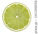 Fresh lime slice isolated on white background with clipping path 141300056