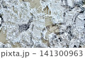distressed white gauze fabric texture macro frayed threads organic cotton grunge background for web design vintage overlay 141300963