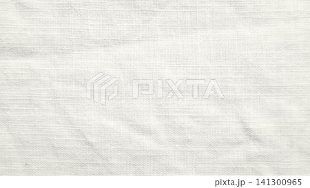 macro shot features soft white linen fabric texture for sustainable packaging and minimalist web design background 141300965