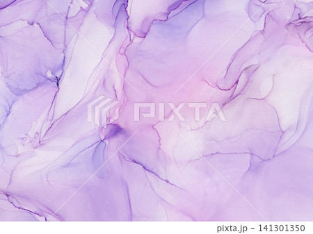 Abstract alcohol ink liquid luxury pastel colors contemporary background 141301350