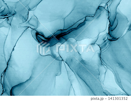 Abstract alcohol ink liquid luxury teal contemporary background Abstract alcohol ink liquid luxury teal contemporary background 141301352