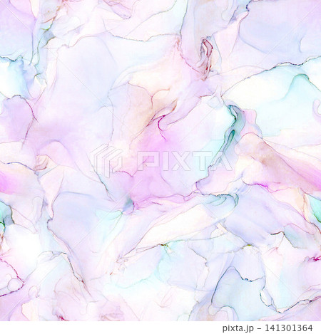 Abstract alcohol ink liquid luxury pastel colors contemporary seamless background Abstract alcohol ink liquid luxury pastel colors contemporary seamless background 141301364