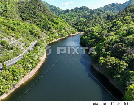 香川県さぬき市 大川ダム ダム湖 香川県さぬき市 大川ダム ダム湖 141301632