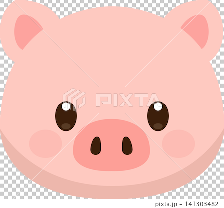 Cute pig icon Cute pig icon 141303482