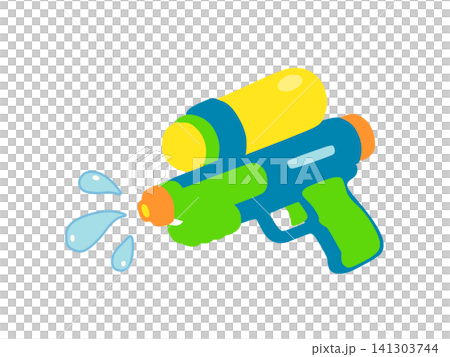 Cute water gun illustration Cute water gun illustration 141303744
