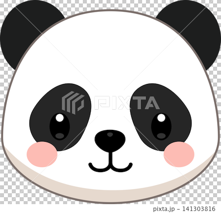 可愛的熊貓圖標 可愛的熊貓圖標 141303816