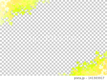 黄色と白、さりげない秋の葉っぱの背景素材 黄色と白、さりげない秋の葉っぱの背景素材 141303917