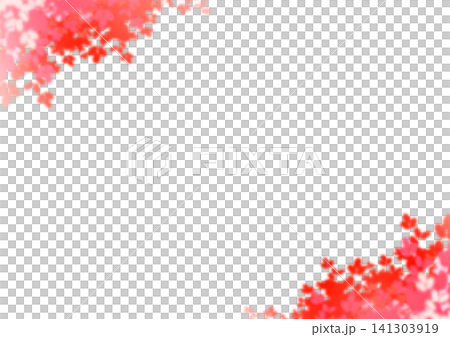 Cute red background material featuring subtle autumn leaves. Cute red background material featuring subtle autumn leaves. 141303919