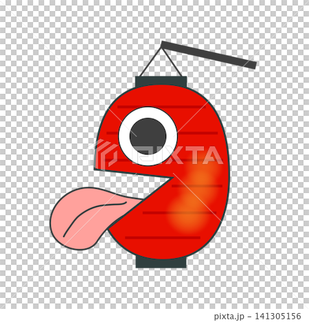 An illustration of a lantern ghost sticking out its tongue. An illustration of a lantern ghost sticking out its tongue. 141305156