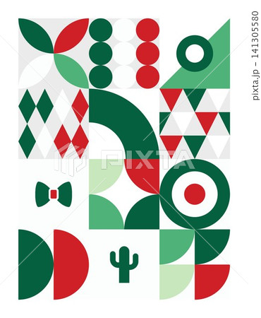 Viva mexico flat geoemtric background shapes Viva mexico flat geoemtric background shapes 141305580