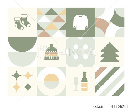 Holiday Season Background Geometric Holiday Season Background Geometric 141306291