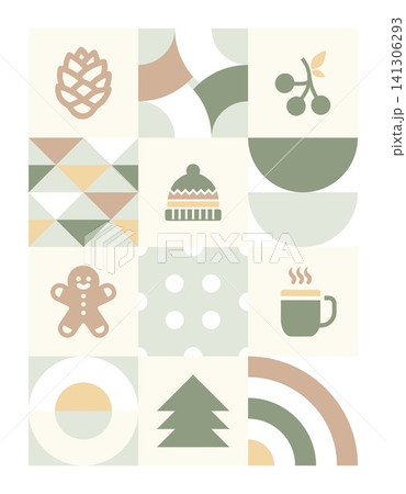 Holiday Background Geometric Shapes Holiday Background Geometric Shapes 141306293