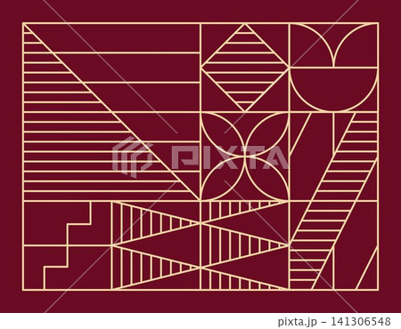 Elegant Vintage Outline Happy Holiday 141306548