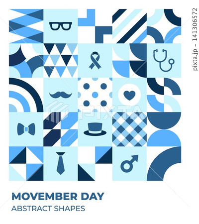 Movember mustache men geometric shapes Movember mustache men geometric shapes 141306572