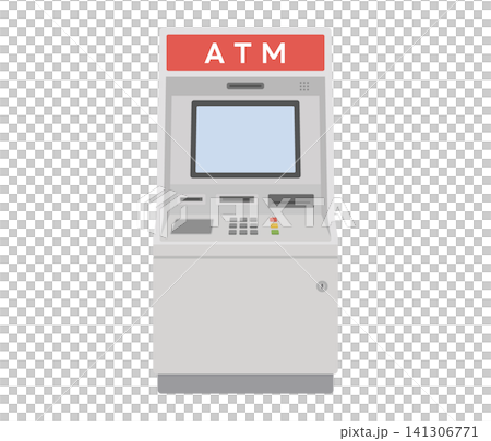 ATM, flat illustration ATM, flat illustration 141306771