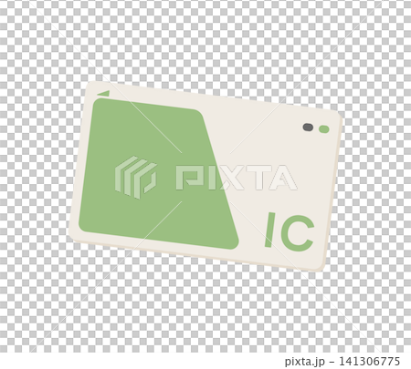 IC card, flat illustration IC card, flat illustration 141306775
