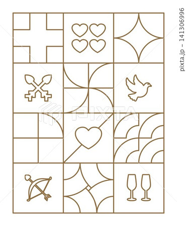 Elegant Luxury Love Lines Outlines Elegant Luxury Love Lines Outlines 141306996