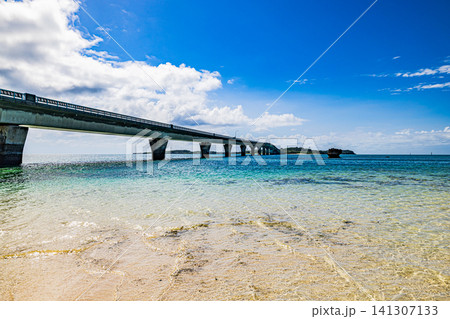 宮古島　池間大橋狩俣駐車場から望む絶景 141307133