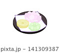 菓子鉢に持った落雁のイラスト 141309387