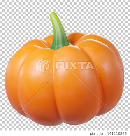3D orange pumpkin, isolated on background. Autumn vegetable for Halloween, seasonal designs, Thanksgiving, fall banners, greeting cards, stickers, posters. 3d render 3D orange pumpkin, isolated on background. Autumn vegetable for Halloween, seasonal designs, Thanksgiving, fall banners, greeting cards, stickers, posters. 3d render 141310226
