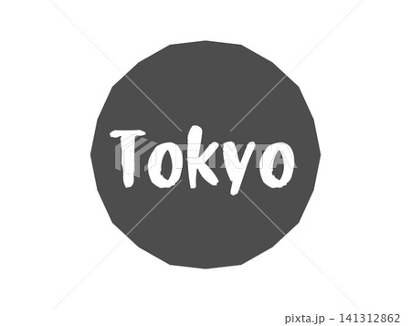 Tokyo　アイコン　イラスト（黒） 141312862