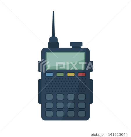 Walkie talkie icon in flat style. Portable radio vector illustration on isolated background. Portable wireless speaker sign business concept. Walkie talkie icon in flat style. Portable radio vector illustration on isolated background. Portable wireless speaker sign business concept. 141313044