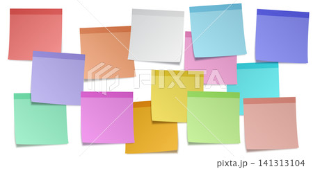 Paper notes icon in flat style. Notebook with clip vector illustration on isolated background. Blank sticker sign business concept. Paper notes icon in flat style. Notebook with clip vector illustration on isolated background. Blank sticker sign business concept. 141313104