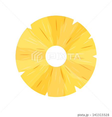 Pineapple ananas icon in flat style. Tropical summer fruit vector illustration on isolated background. Natural dessert food sign business concept. Pineapple ananas icon in flat style. Tropical summer fruit vector illustration on isolated background. Natural dessert food sign business concept. 141313328