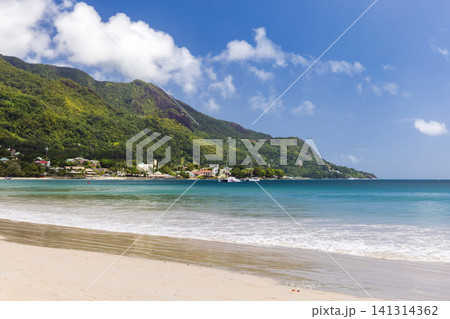 Seychelles. Summer landscape photography taken at Beau Vallon beach Seychelles. Summer landscape photography taken at Beau Vallon beach 141314362