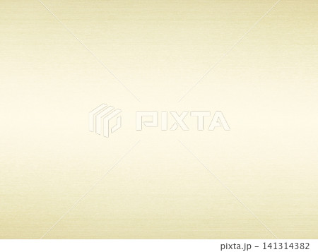 白っぽい金色に輝くヘアライン仕上げのテクスチャ素材の背景画像3a 141314382