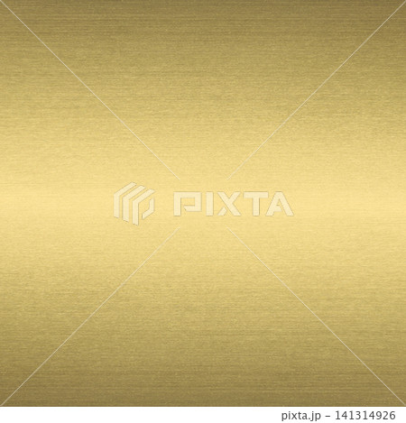 明るい金色に輝くヘアライン仕上げのテクスチャ素材の正方形の背景画像3b 明るい金色に輝くヘアライン仕上げのテクスチャ素材の正方形の背景画像3b 141314926