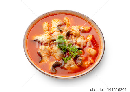 basa Fish Fillet in Tomato Soup Tangy and Savory Seafood Broth basa Fish Fillet in Tomato Soup Tangy and Savory Seafood Broth 141316261