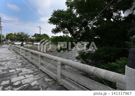 城下町の風情を残す、唐津城周辺の風景 城下町の風情を残す、唐津城周辺の風景 141317967