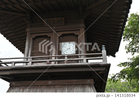 佐賀県唐津市の北城内児童公園に復元された「時の太鼓」 141318034
