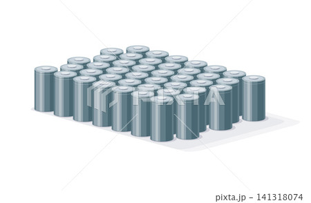Battery module cell pack with type 4680 tabless cells. Battery module cell pack with type 4680 tabless cells. 141318074