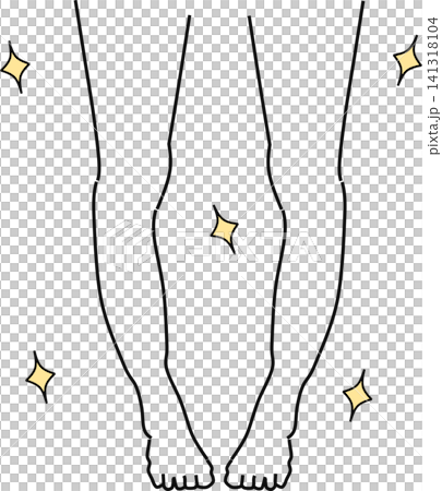 ムダ毛処理のイラスト ムダ毛処理のイラスト 141318104