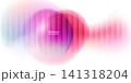 Vector illustration showing a blurred gradient on a modern abstract background. 141318204