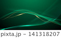 green abstract background design with elegant golden elements vector illustration 141318207