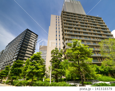 晴海フラッグの分譲タワーマンション街 東京都 晴海フラッグの分譲タワーマンション街 東京都 141318379