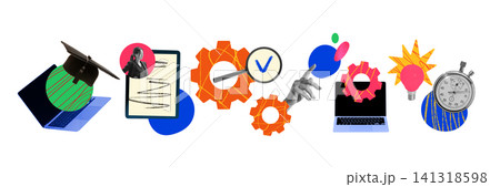 Digital certification, online assessment and professional skills validation in modern education. 141318598