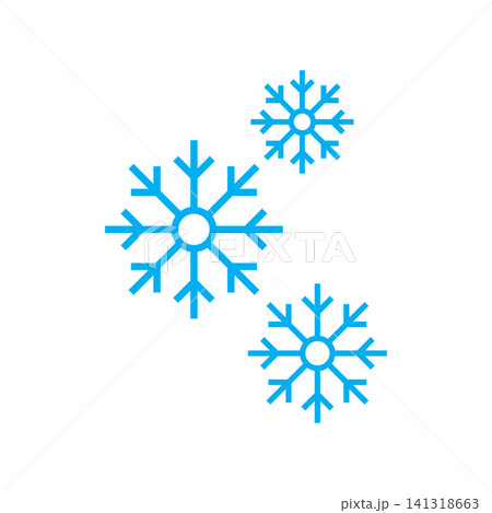 winter snowflake icons 141318663